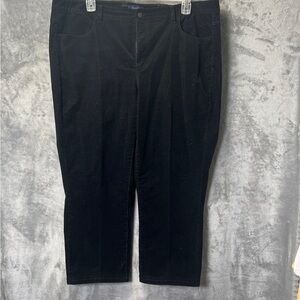 Talbots Black Corduroy Pants